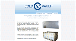 Desktop Screenshot of coldvault.com